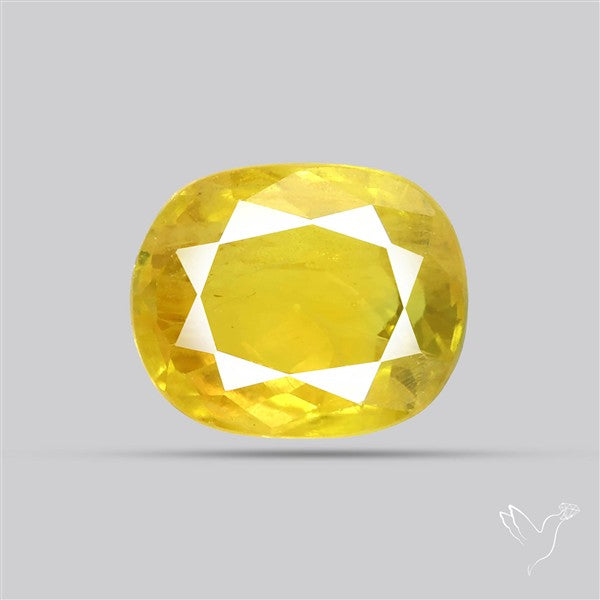 Faceted Yellow Sapphire