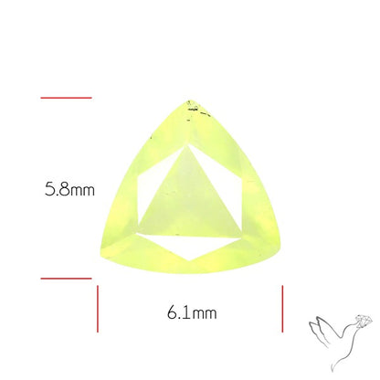 Faceted Gem Australian Prehnite