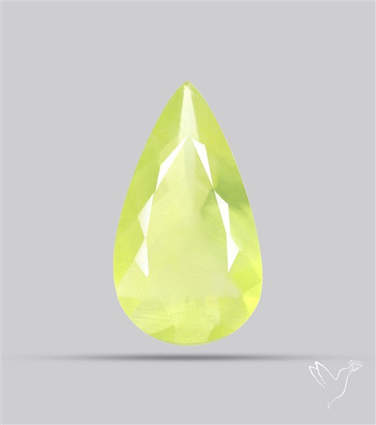 Faceted Gem Australian Prehnite