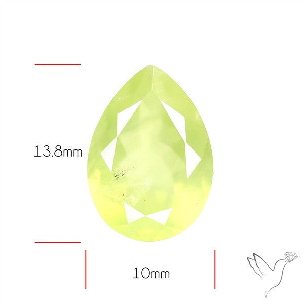 Faceted Gem Australian Prehnite