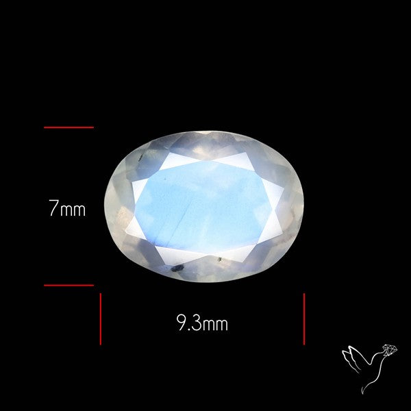 Faceted African Blue Moonstone