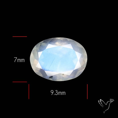 Faceted African Blue Moonstone
