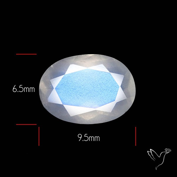 Faceted African Blue Moonstone