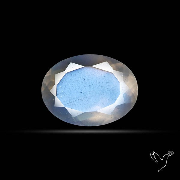 Faceted African Blue Moonstone