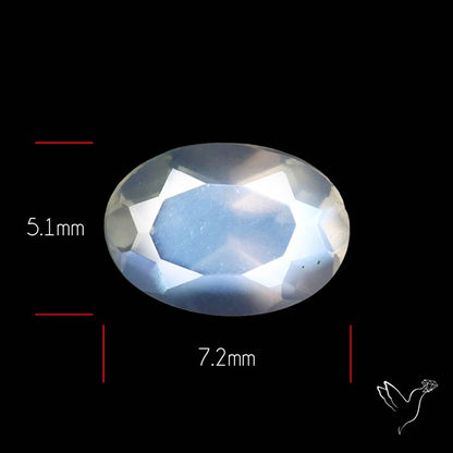 Faceted African Blue Moonstone
