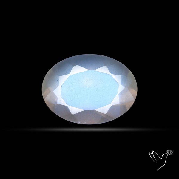 Faceted African Blue Moonstone