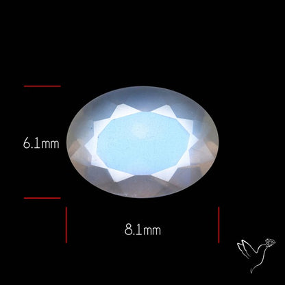 Faceted African Blue Moonstone