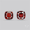 Almandine Garnet (Pyrope) Faceted Pair