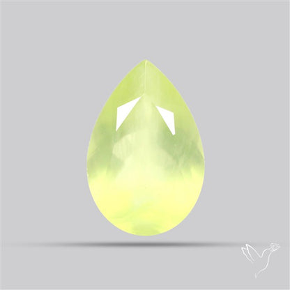 Faceted Gem Australian Prehnite