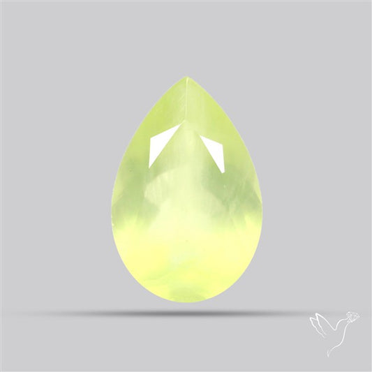 Faceted Gem Australian Prehnite