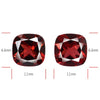 Almandine Garnet (Pyrope) Faceted Pair