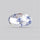 Rare Dumortierite Quartz Fine Cabochon Gemstone (uneven at back)