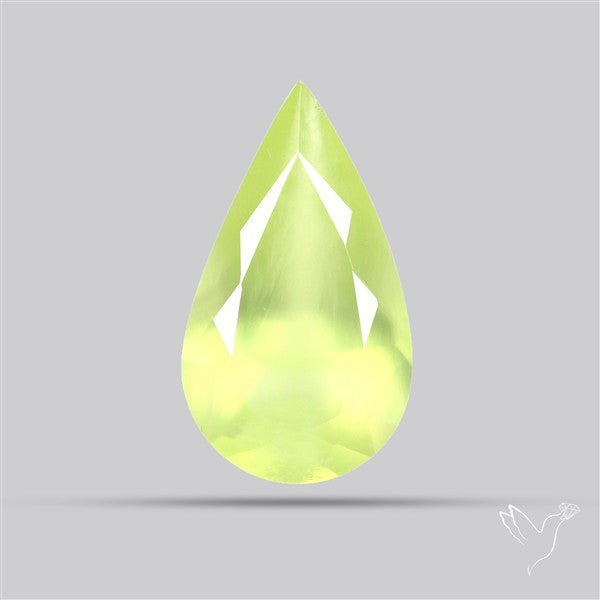Faceted Gem Australian Prehnite