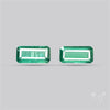 AAA Faceted Green Kyanite Pair Emerald Cut