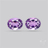 Faceted Amethyst Pair