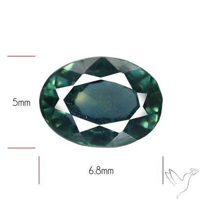 Australian Sapphire Faceted Fine Gemstone