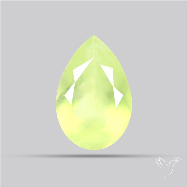 Faceted Gem Australian Prehnite