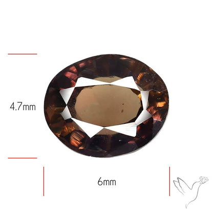 Australian Burgundy Sapphire Faceted Fine Gemstone Rare