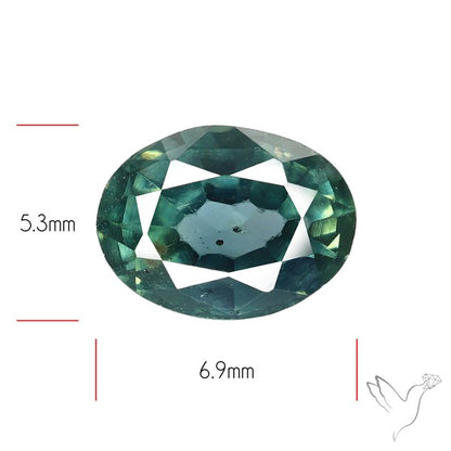 Australian Sapphire Faceted Fine Gemstone