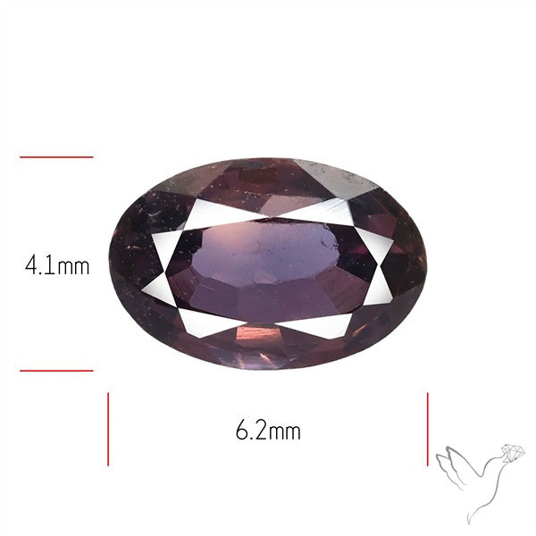 Australian Burgundy Sapphire Faceted Fine Gemstone Rare