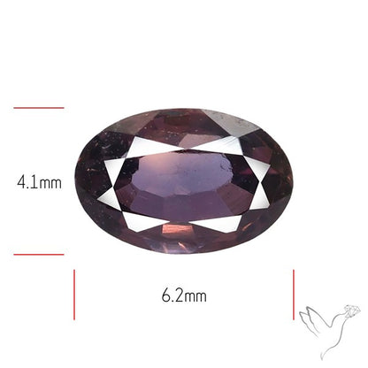 Australian Burgundy Sapphire Faceted Fine Gemstone Rare