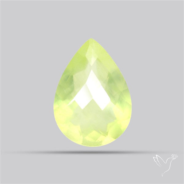 Faceted Gem Australian Prehnite