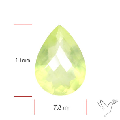 Faceted Gem Australian Prehnite