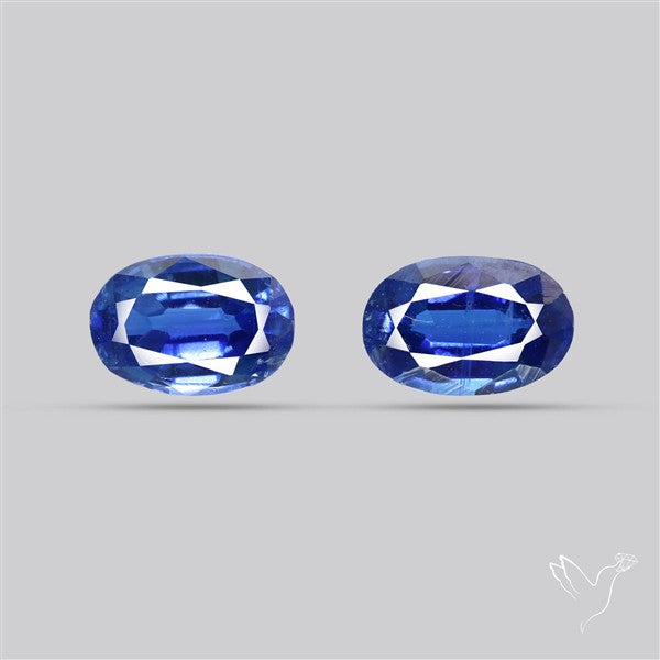 AAA Faceted Blue Kyanite Pair