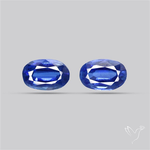 AAA Faceted Blue Kyanite Pair