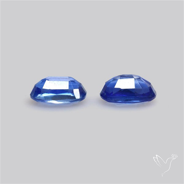 AAA Faceted Blue Kyanite Pair