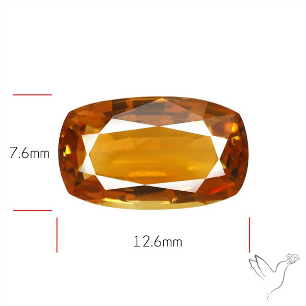 Faceted Rare Brandy Citrine