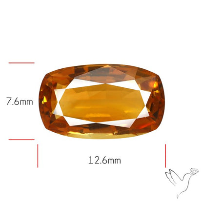 Faceted Rare Brandy Citrine