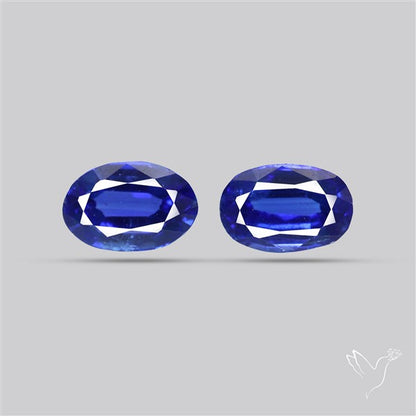 AAA Faceted Blue Kyanite Pair