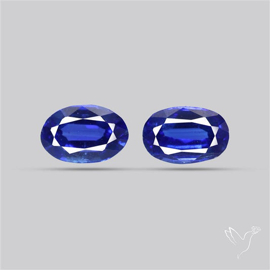 AAA Faceted Blue Kyanite Pair