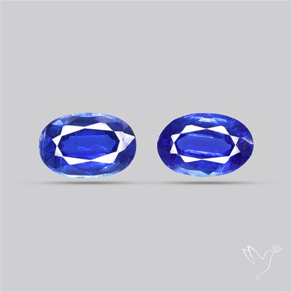 AAA Faceted Blue Kyanite Pair