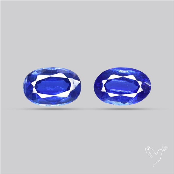 AAA Faceted Blue Kyanite Pair