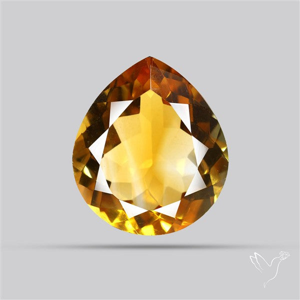 Faceted Citrine