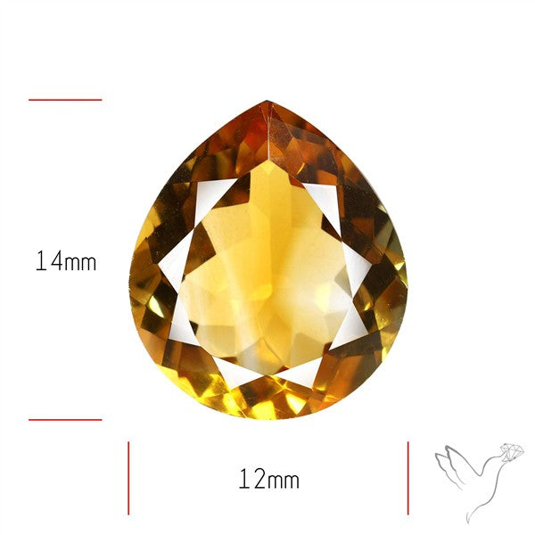 Faceted Citrine