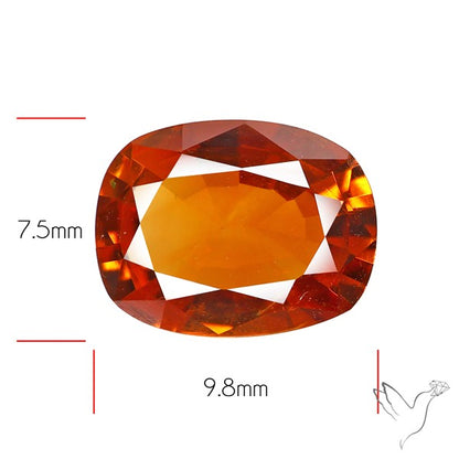 Faceted Rare Brandy Citrine