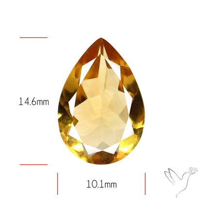 Faceted Citrine