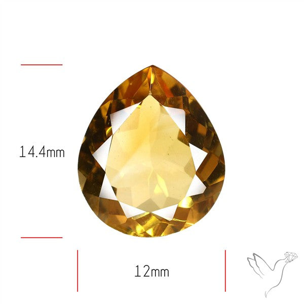 Faceted Citrine