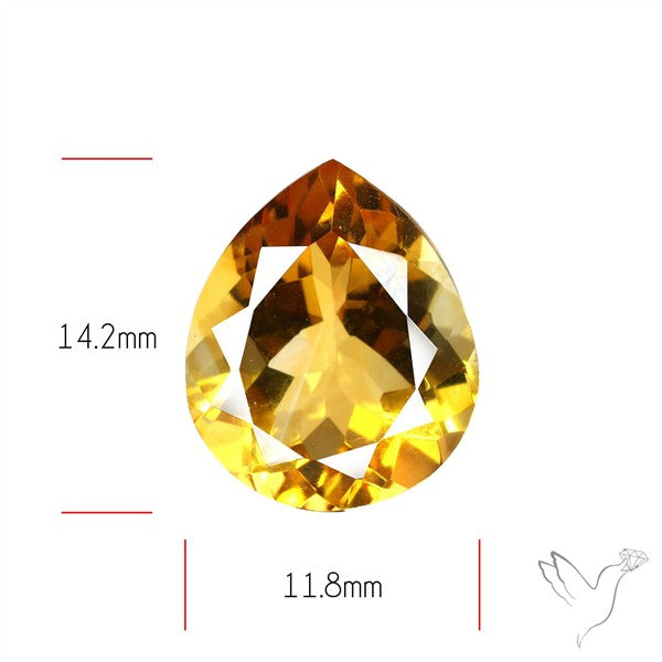 Faceted Citrine