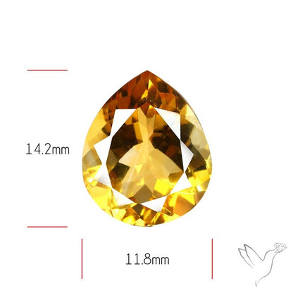 Faceted Citrine