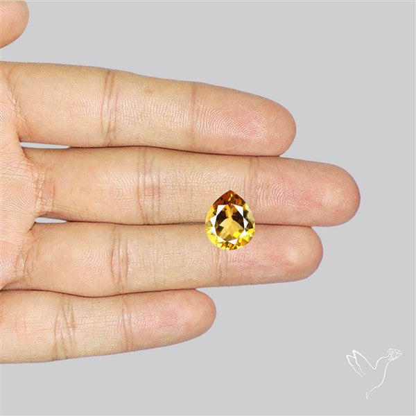 Faceted Citrine