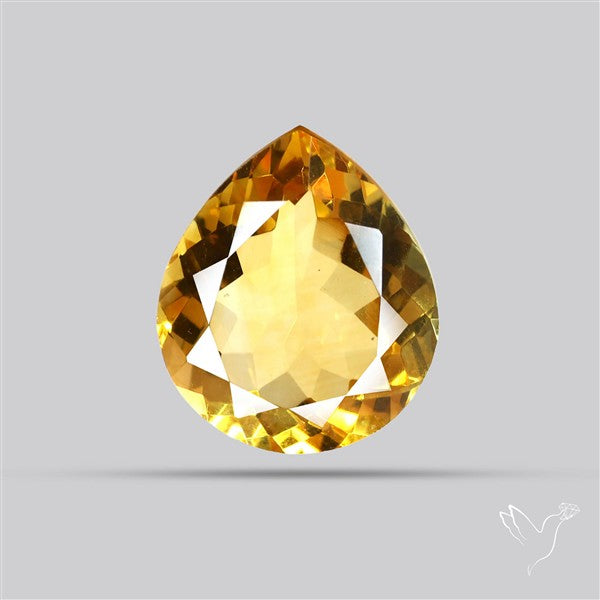 Faceted Citrine