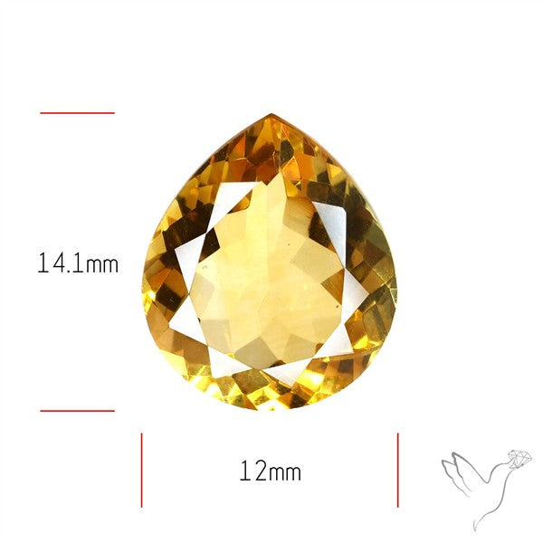 Faceted Citrine