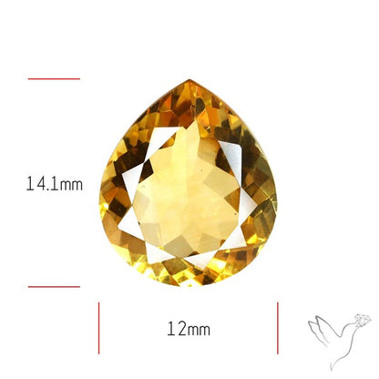 Faceted Citrine