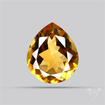 Faceted Citrine