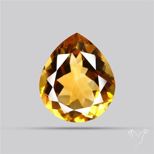 Faceted Citrine