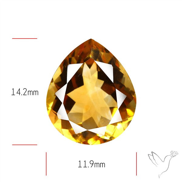 Faceted Citrine
